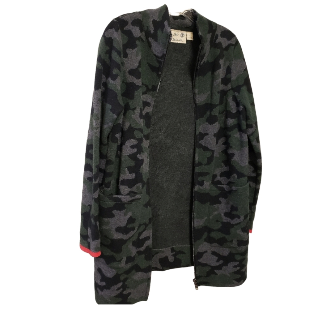 Field Flower Camo Wool Coat